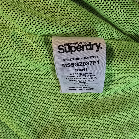SUPERDRY Professional The Windcheater mens jacket size Large - Picture 5 of 5